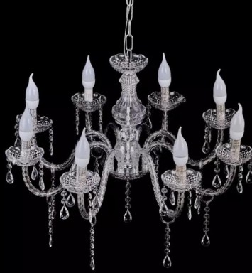 8 LED Hanging Chandelier